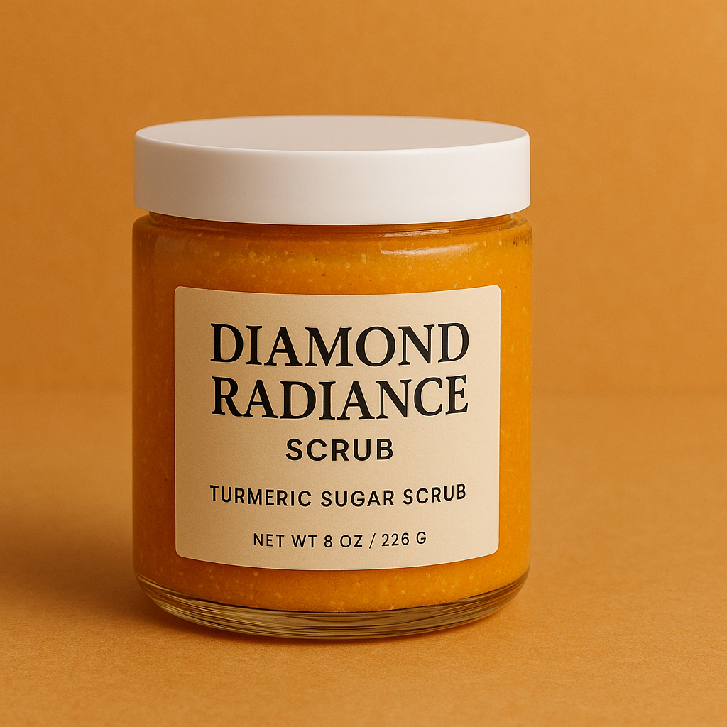 Diamond Radiance- Turmeric Sugar Scrub