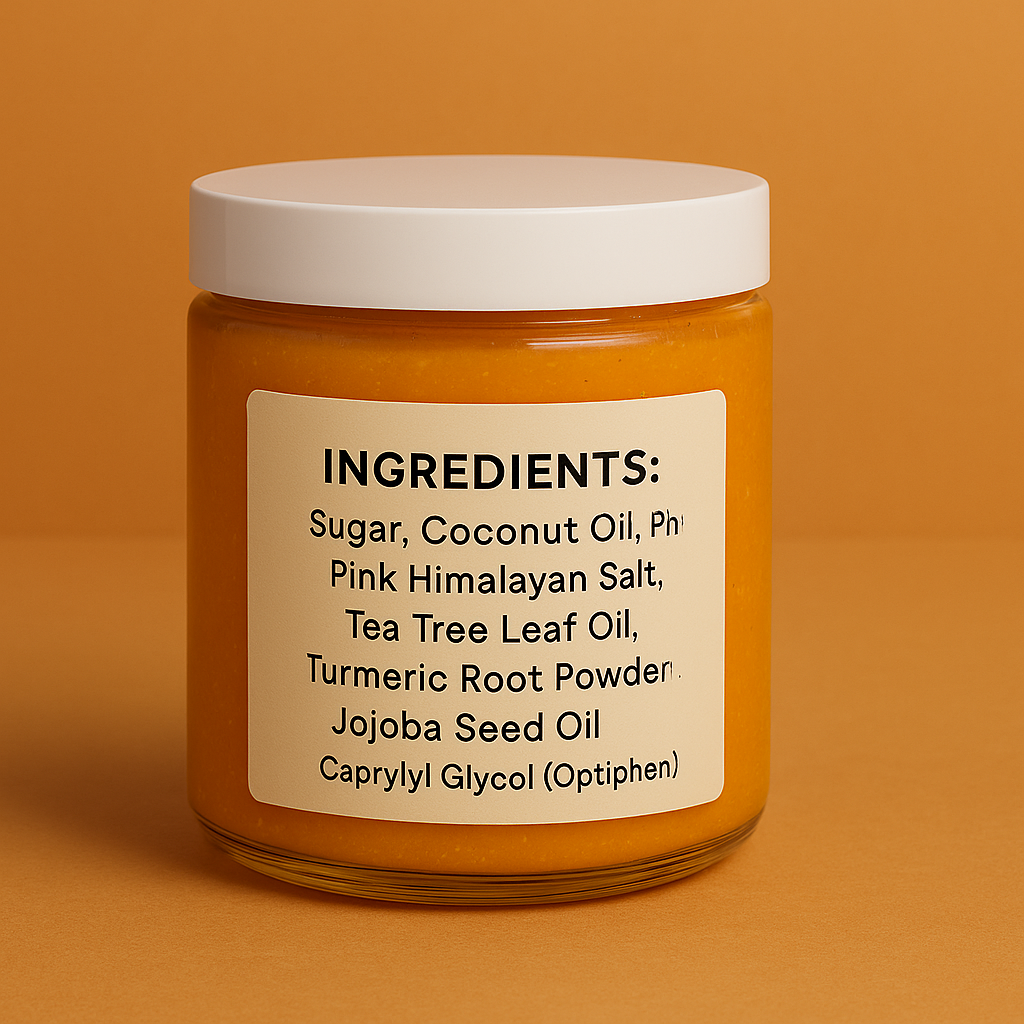 Diamond Radiance- Turmeric Sugar Scrub
