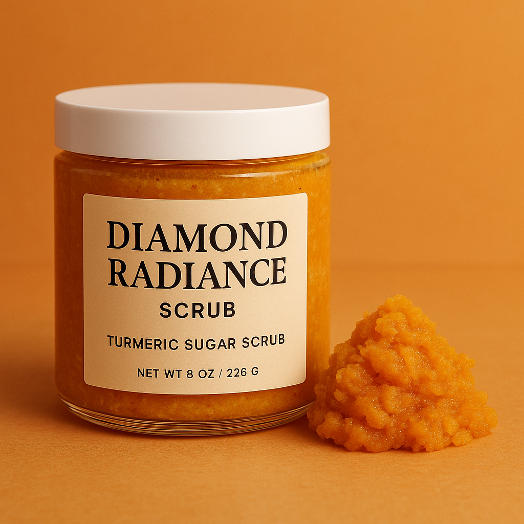 Diamond Radiance- Turmeric Sugar Scrub