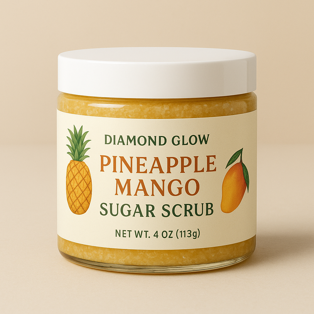 Diamond Glow - Pineapple Mango Glow  Sugar scrub