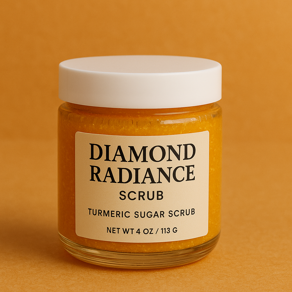 Diamond Radiance- Turmeric Sugar Scrub